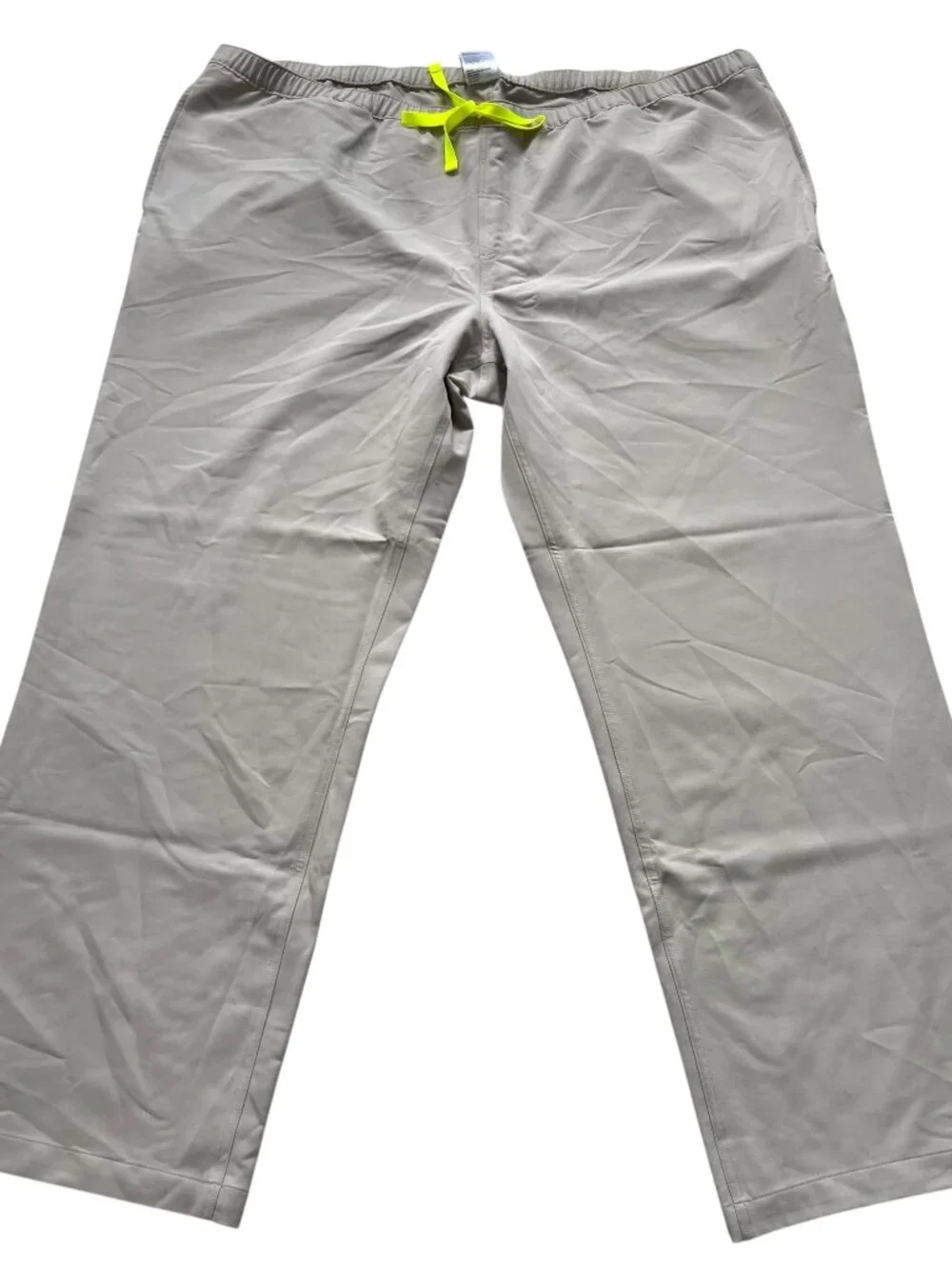 Figs Scrub pants Pisco Basic mens 5XLT khaki beige drawstring long tall inseam